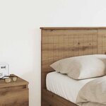 vidaXL Tête de lit Chêne artisanal 135 cm Bois d'ingénierie