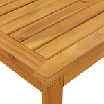 vidaXL Salon palette de jardin avec coussins 6Pièces bois d'acacia massif