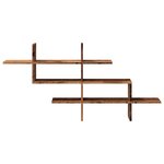 vidaXL Étagère murale vieux bois 124 5x18x60 5 cm bois d'ingénierie