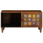 vidaXL Table basse Marron 80 x 50 x 40 cm Bois de mangue massif
