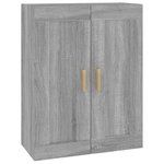vidaXL Armoire murale sonoma gris 69 5x32 5x90 cm bois d'ingénierie
