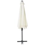 vidaXL Parasol d'extérieur avec poteau en acier 300 cm Sable