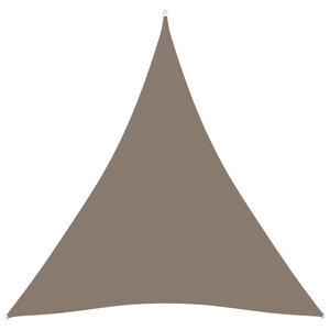vidaXL Voile de parasol Tissu Oxford triangulaire 6x6x6 m Taupe