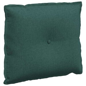 vidaXL Coussin de Dos Vert foncé 60 x 19 x 50 cm tissu