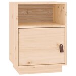vidaXL Table de chevet 40x34x55 cm Bois de pin solide