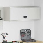 vidaXL Armoire murale pour garage Blanc 90 x 33 x 35 cm