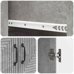 vidaXL Ensemble de Meubles 2 Pièces Gris béton 66 x 34 5 x 89 5 cm