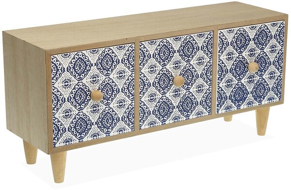 Petit rangement en bois 3 tiroirs Mosaique