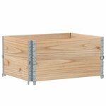 vidaXL Jardinière 80x60 cm bois de pin massif