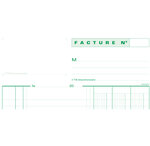 Manifold Factures avec mention TVA 29 7x21cm 50 feuillets dupli x 5 EXACOMPTA