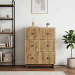vidaXL Armoire à tiroirs 66 x 34 5 x 90 cm Bois d'ingénierie