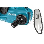 Makita tronçonneuse sans batteries et chargeur 350 mm 2x18 v