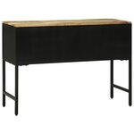 Buffet vidaXL 100x35x70 cm en bois massif brut de mangue