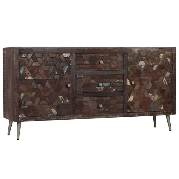 vidaXL Buffet Bois de récupération solide 160x40x80 cm