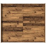 vidaXL Cadre de lit avec rangement Bois ancien 180 x 200 cm