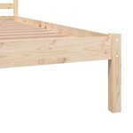 vidaXL Cadre de lit sans matelas 120x190 cm