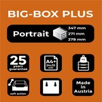 Exacompta Set tiroirs bureau Plus Big-Box Black Office 5 tiroirs Blanc