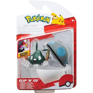 Jazwares PKW3140 - Clip'n'Go Poké Balls Unratütox & Balle lourde