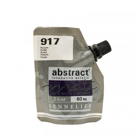 Peinture acrylique abstract matt - pourpre - sachet 60ml - sennelier
