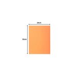 Paquet De 50 Chemises 2 Rabats Super 210 - 24x32cm - Orange - X 5 - Exacompta