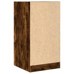 vidaXL Armoire d'apothicaire chêne fumé 40x41x77 5cm bois d'ingénierie