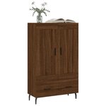 vidaXL Buffet haut chêne marron 69 5x31x115 cm bois d'ingénierie