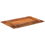 vidaXL Dessus de table rectangulaire 60x90 cm 15-16 mm Bois récupéré