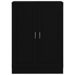 vidaXL Bibliothèque Noir 82 5x30 5x115 cm Bois d'ingénierie