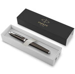 PARKER IM Stylo plume  espresso intense  plume moyenne  encre bleue  Coffret cadeau