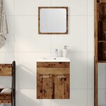 vidaXL Ensemble de meubles salle de bain 2 Pièces bois d'ingénierie
