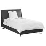 vidaXL Duvet d'été simple avec oreiller 2 pc Blanc Microfibre