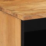 Meuble TV vidaXL 100x33 5x46 cm en Bois Massif d'Acacia
