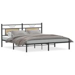 vidaXL Cadre de lit sans matelas chêne sonoma 160x200 cm