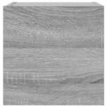 vidaXL Meubles TV muraux 4 Pièces Sonoma gris 30 5x30x30 cm