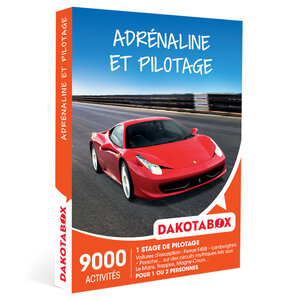 DAKOTABOX - Coffret Cadeau Adrénaline
et pilotage - Sport & Aventure