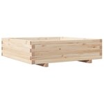 vidaXL Jardinière 90x90x26 5 cm bois de pin massif