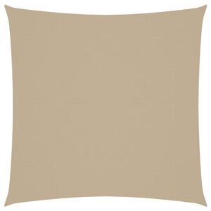 vidaXL Voile de parasol tissu oxford carré 4x4 m beige