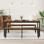 vidaXL Table de salle à manger / Table de repas Bois d'ingénierie