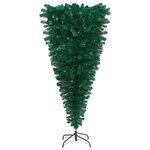 vidaXL Arbre de Noël artificiel renversé pré-éclairé et boules 240 cm