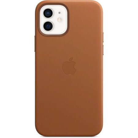 APPLE iPhone 12 | 12 Pro Coque en cuir avec MagSafe - Brun Selle
