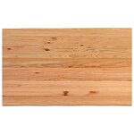 vidaXL Table à manger et bord naturel bois massif chêne