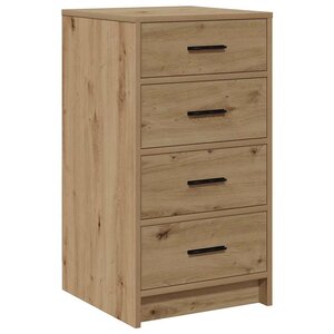 vidaXL Buffet chêne artisanal 40 x 41 x 75 cm Bois d'ingénierie