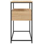 vidaXL Table console chêne sonoma 75x40x75 cm bois d'ingénierie