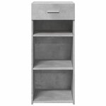 vidaXL Buffet gris béton 40x42 5x93 cm bois d'ingénierie