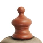 vidaXL Parasol d'extérieur avec mât en bois 350 cm Taupe