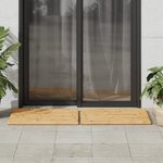 vidaXL Tapis de bain 2 Pièces 70x50 cm bambou