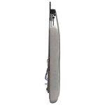 vidaXL Tête de lit suspendue Avec lumière LED Gris clair Velours