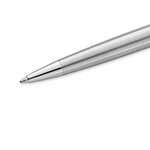Stylo bille Hémisphère Acier inoxydable C.C Attribut Palladium Pointe Moyenne Bleu WATERMAN