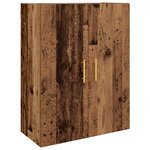 vidaXL Haut Armoire Bois ancien 69 5 x 34 x 180 cm Bois d'ingénierie
