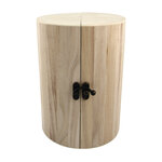 Boite à bijou en bois ø 15 cm 4 compartiments